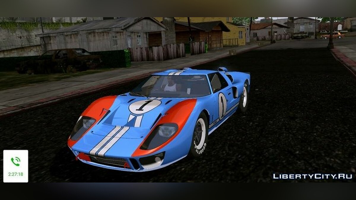 Скачать Ford GT40 MkII 1966 для GTA San Andreas (iOS, Android)