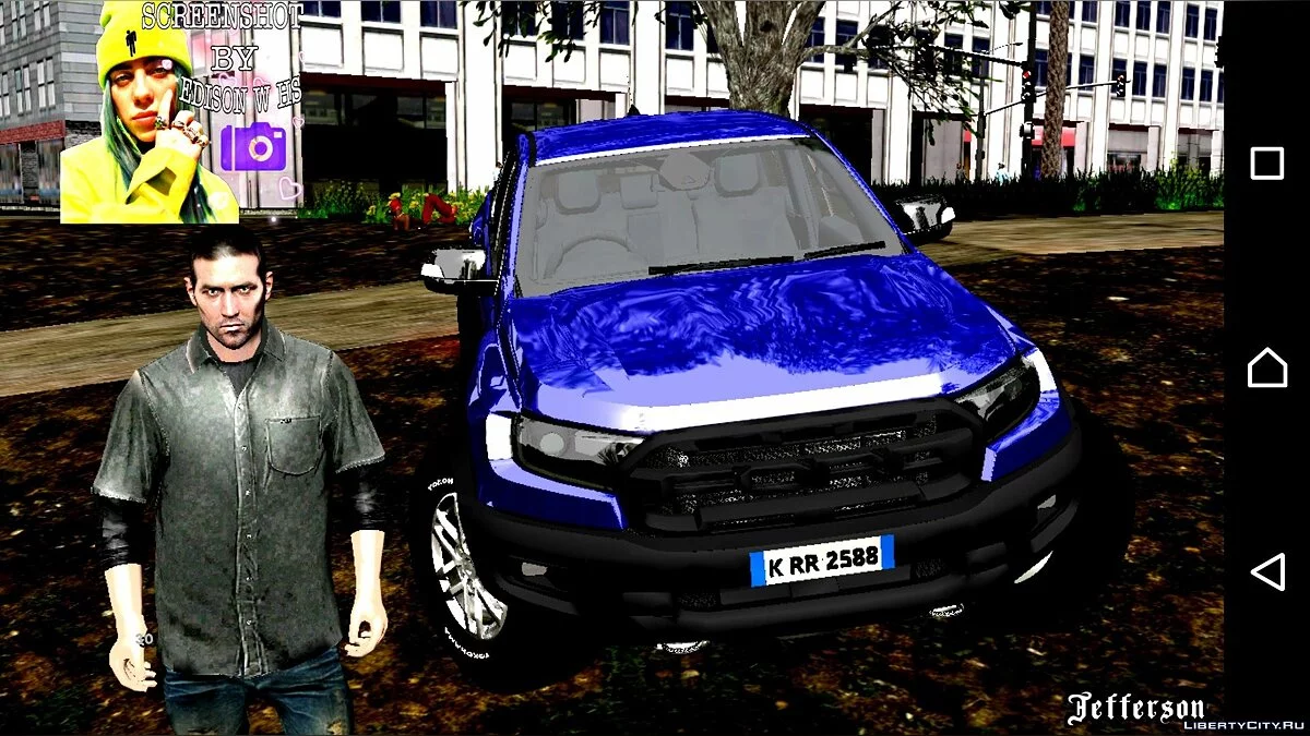 Ford Ranger Raptor 2020 (только DFF) / GTA San Andreas (iOS, Android)