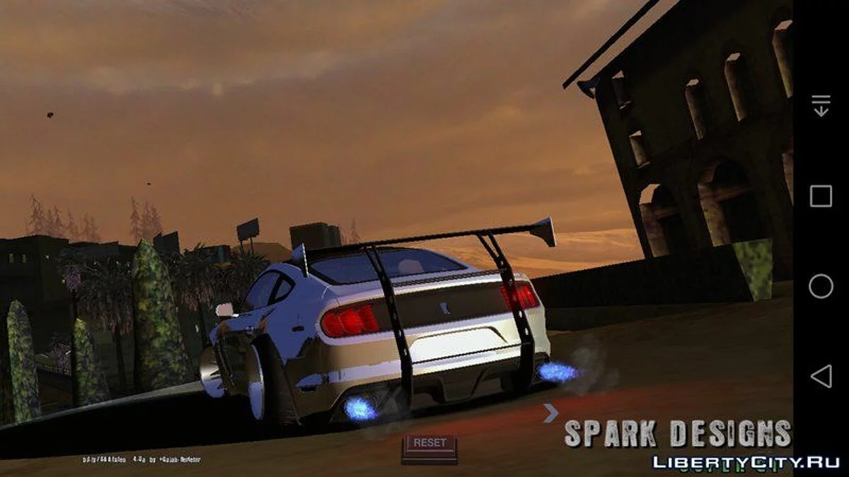 Ford Mustang GT 500 Tuned (только DFF) / GTA San Andreas (iOS, Android)