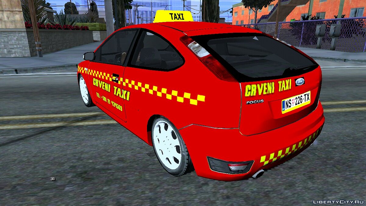Ford Focus ST Taxi для GTA San Andreas (iOS, Android) - Картинка #2