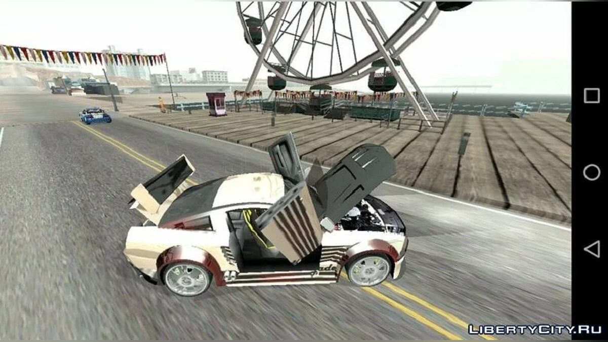 Ford Mustang GT (Jewels - #8 Blacklist) from NFS MW / GTA San Andreas (iOS, Android)