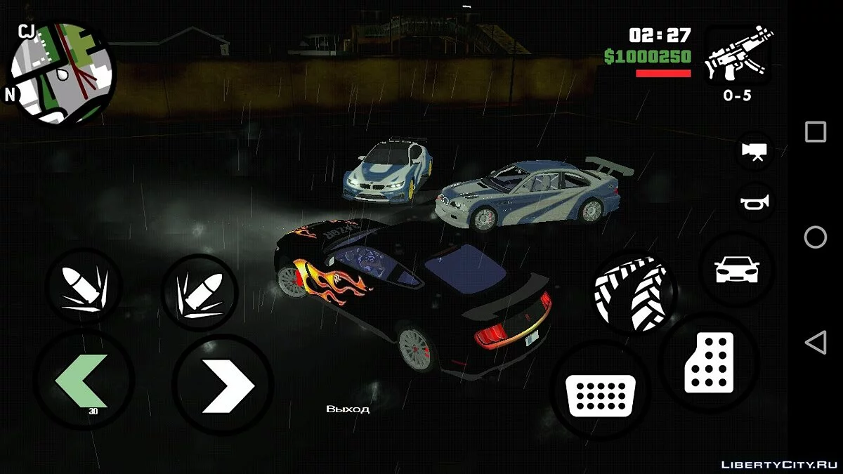 Ford Mustang GT350R Razor Edition / GTA San Andreas (iOS, Android)