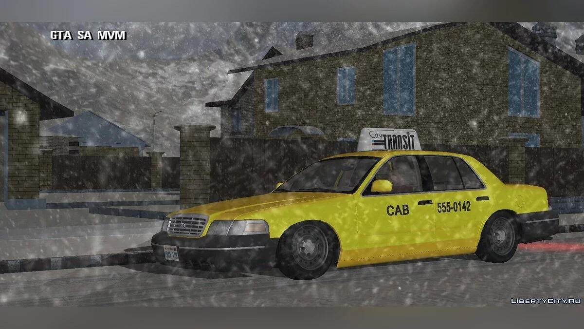 Ford Crown Victoria Taxi / GTA San Andreas (iOS, Android)