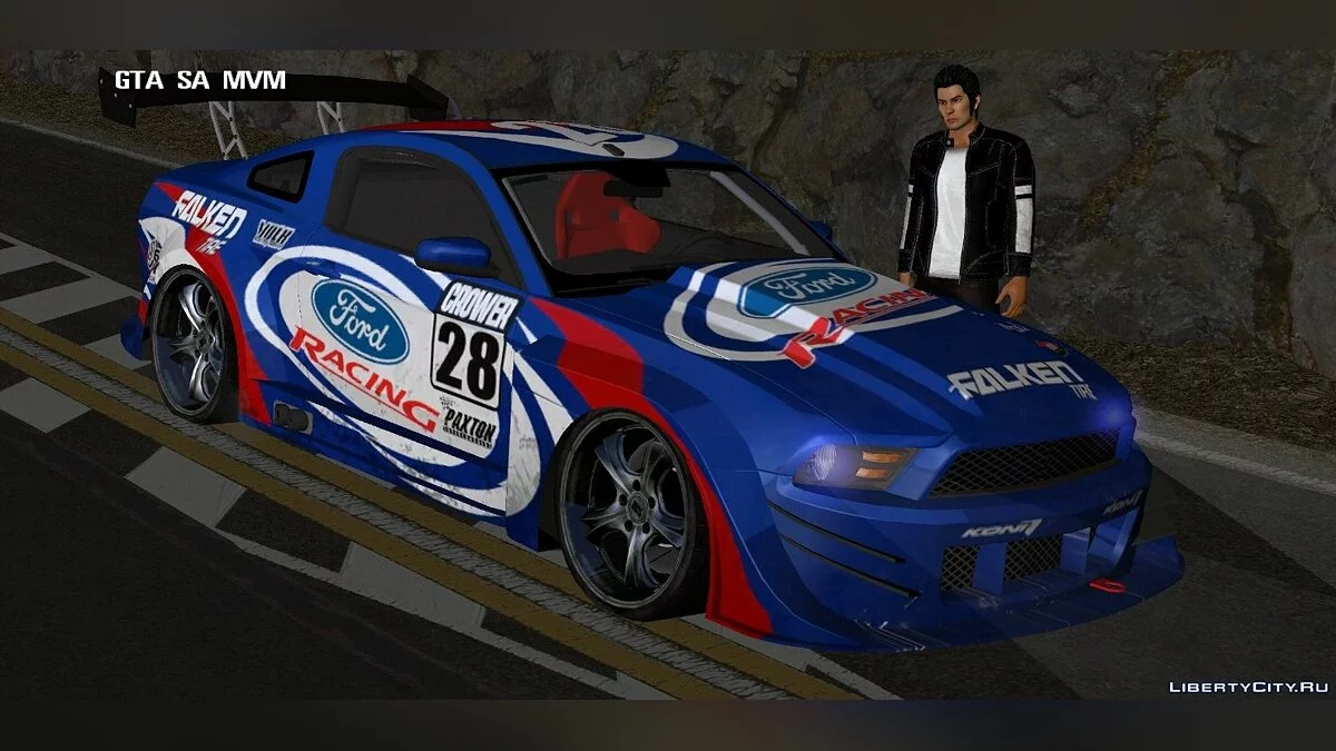 Ford Mustang GT — лёгкий вес + винилы / GTA San Andreas (iOS, Android)