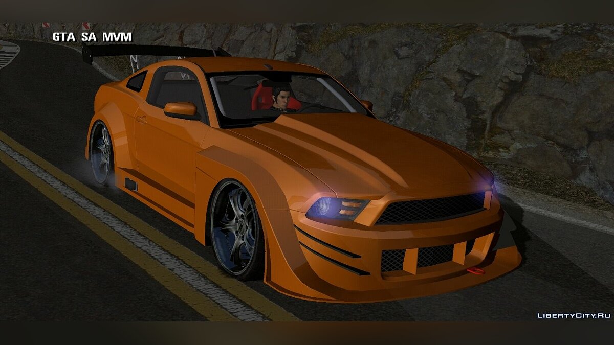 Скачать Ford Mustang GT — лёгкий вес + винилы для GTA San Andreas (iOS,  Android)