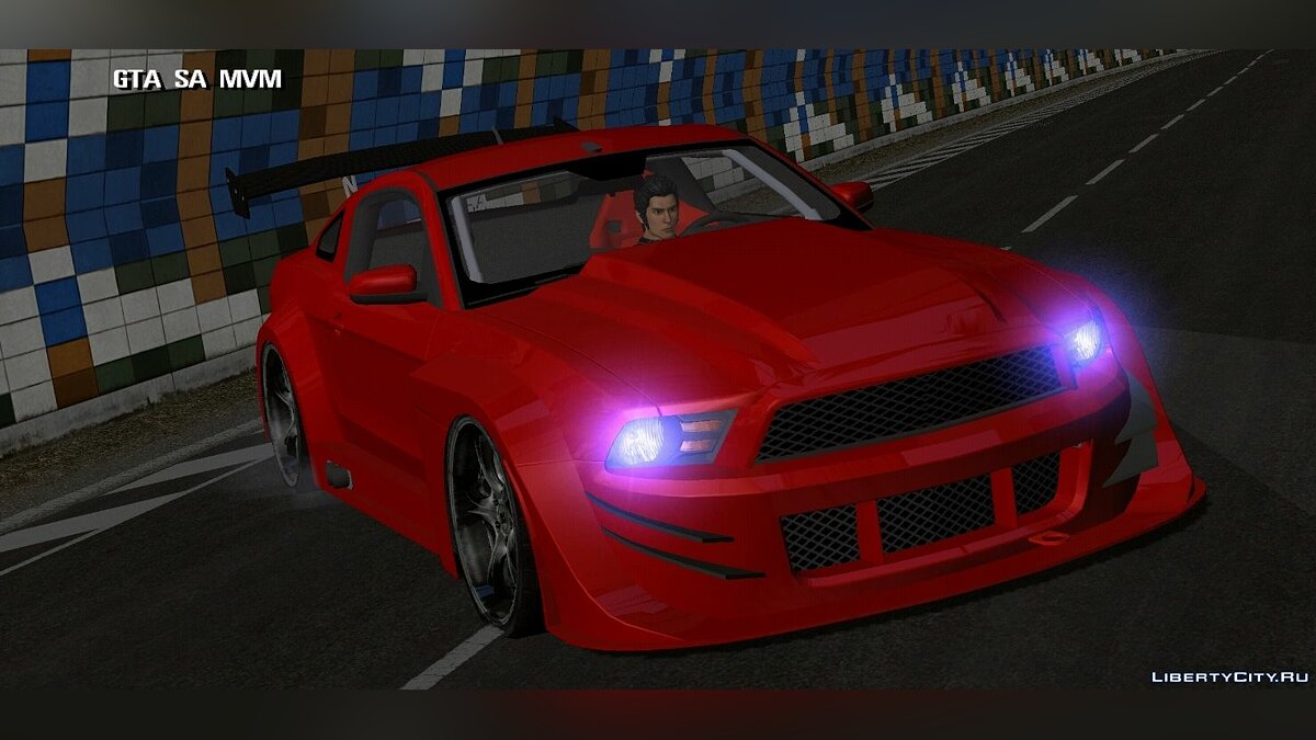 Скачать Ford Mustang GT — лёгкий вес + винилы для GTA San Andreas (iOS,  Android)