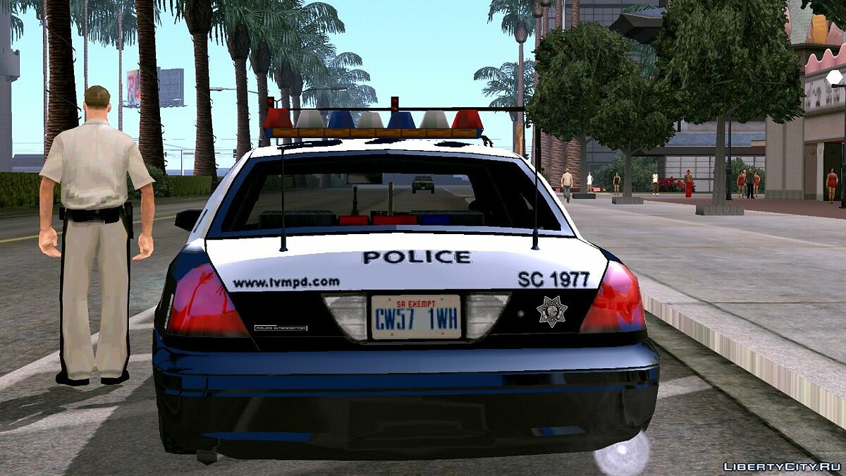 Ford Crown Victoria LVMPD для GTA San Andreas (iOS, Android) - Картинка #3