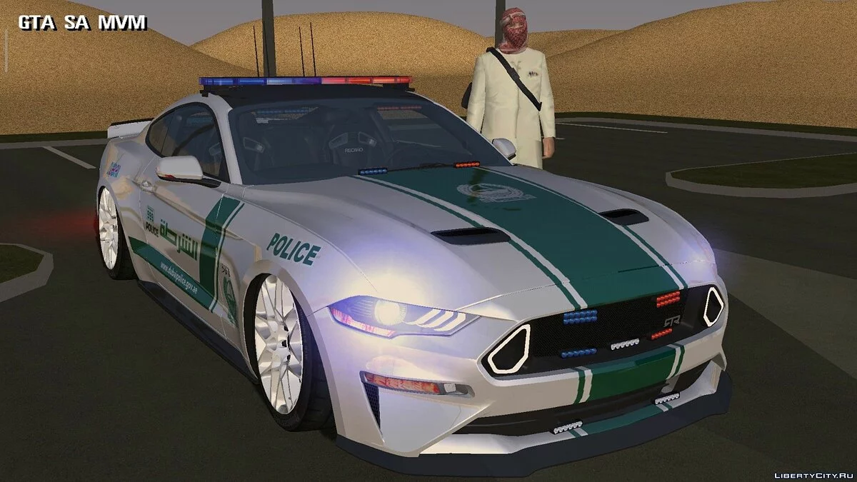 Ford Mustang GT Arabian Police / GTA San Andreas (iOS, Android)