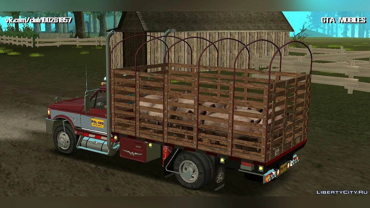 Ford F-350 Con Estacas v1.1 / GTA San Andreas (iOS, Android)