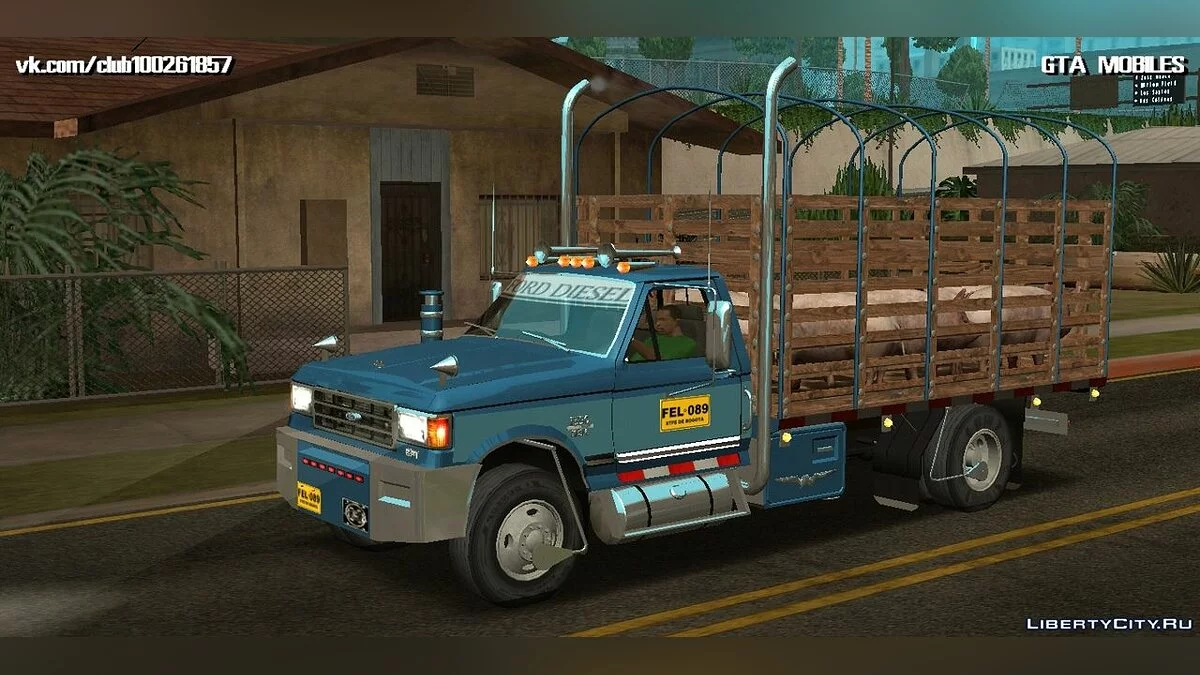 Ford F-350 Con Estacas / GTA San Andreas (iOS, Android)