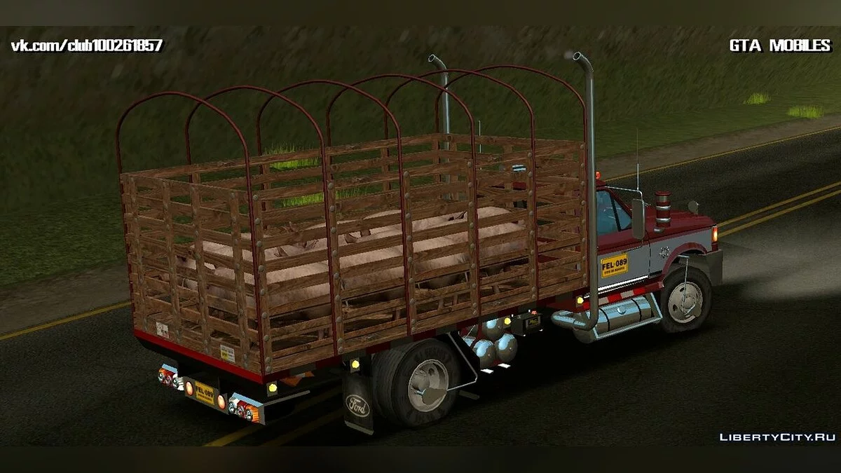 Ford F-350 Con Estacas / GTA San Andreas (iOS, Android)