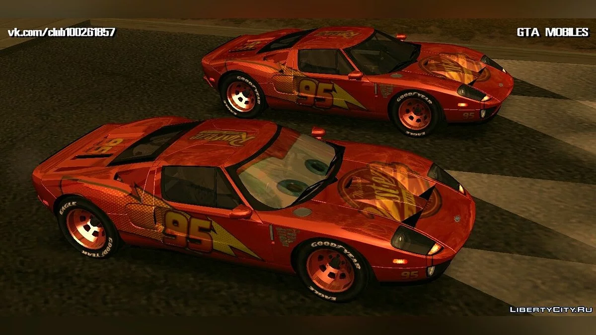 Ford GT + McQueen / GTA San Andreas (iOS, Android)