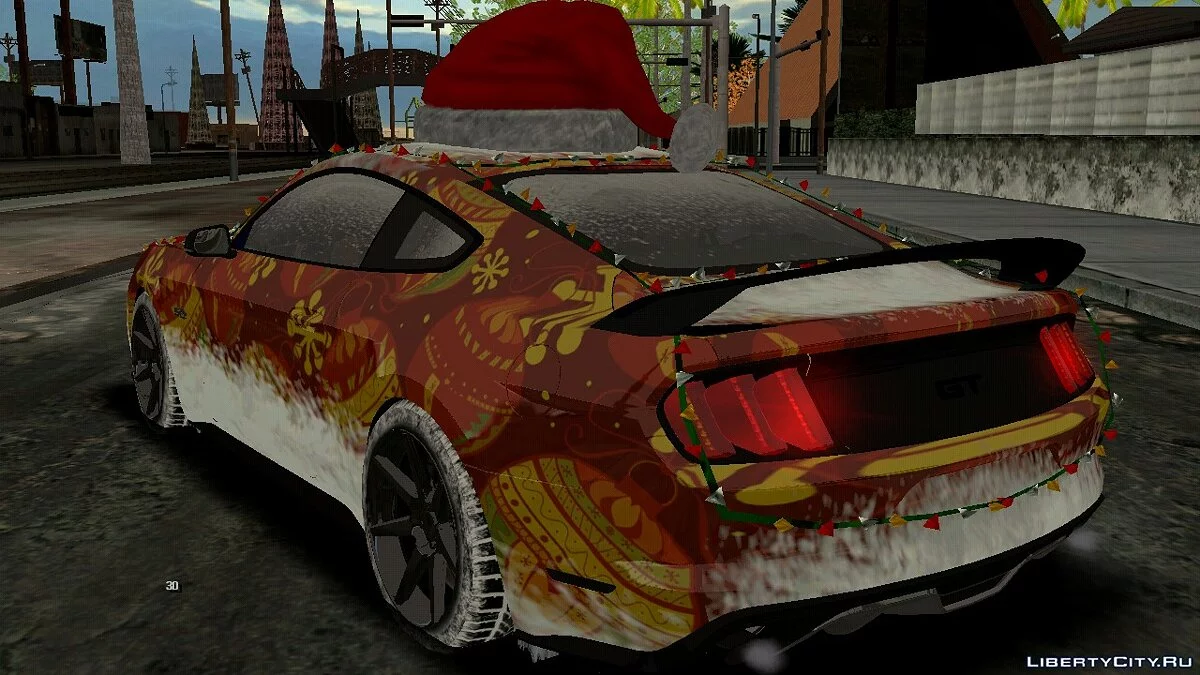 Ford Mustang GT 2015 (Зимняя версия) / GTA San Andreas (iOS, Android)