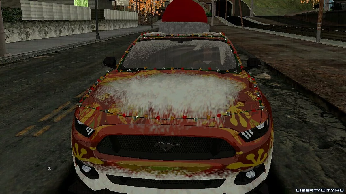 Ford Mustang GT 2015 (Зимняя версия) / GTA San Andreas (iOS, Android)