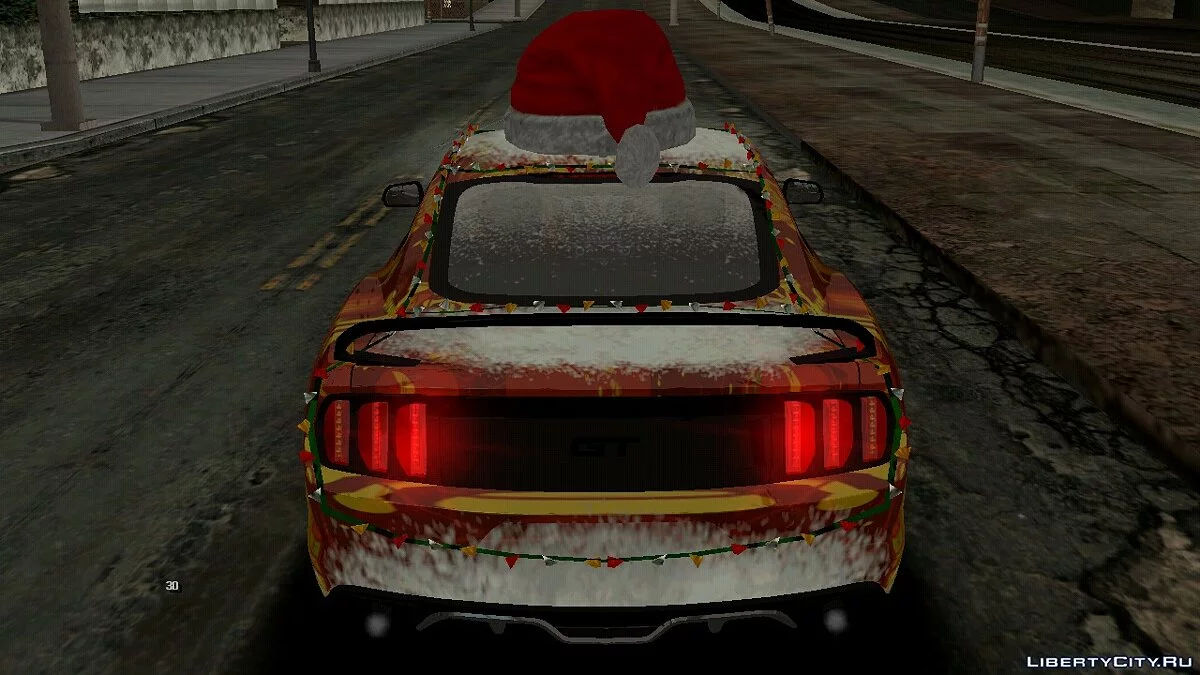 Ford Mustang GT 2015 (Зимняя версия) / GTA San Andreas (iOS, Android)
