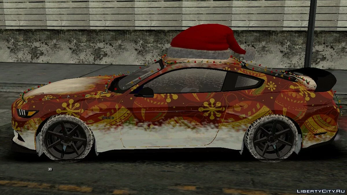 Ford Mustang GT 2015 (Зимняя версия) / GTA San Andreas (iOS, Android)