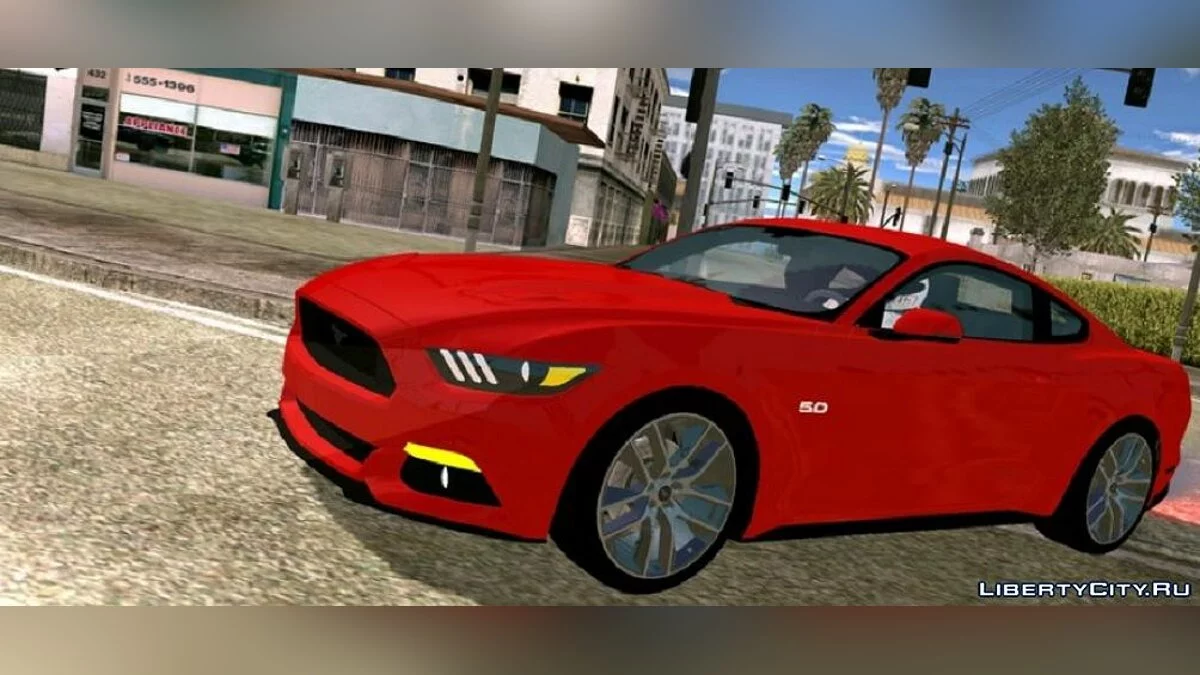 Ford Mustang GT 2015 [V2] / GTA San Andreas (iOS, Android)