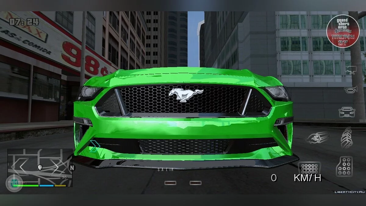 Ford Mustang GT 2019 / GTA San Andreas (iOS, Android)