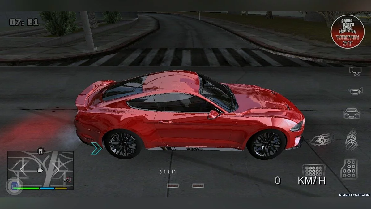 Ford Mustang GT 2019 / GTA San Andreas (iOS, Android)