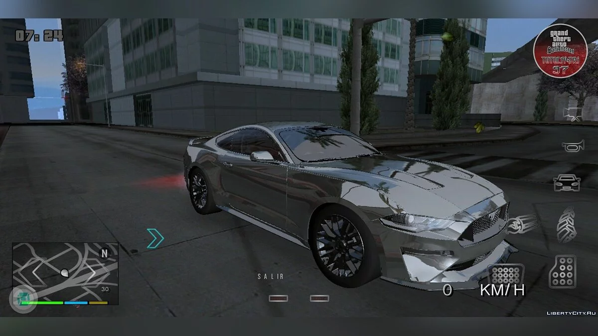Ford Mustang GT 2019 / GTA San Andreas (iOS, Android)