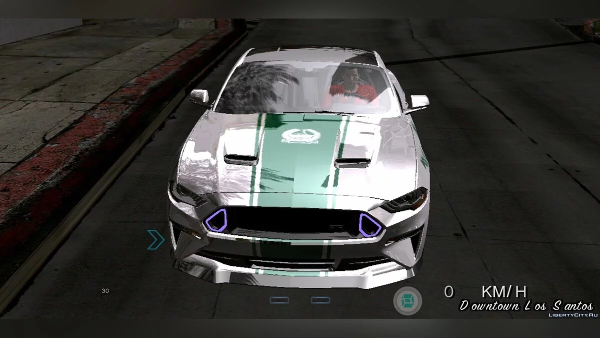 Ford Mustang GT Dubai Police 2019 / GTA San Andreas (iOS, Android)