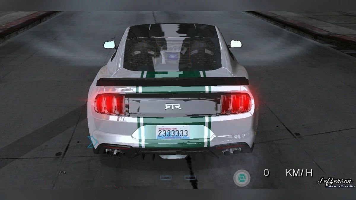 Ford Mustang GT Dubai Police 2019 / GTA San Andreas (iOS, Android)