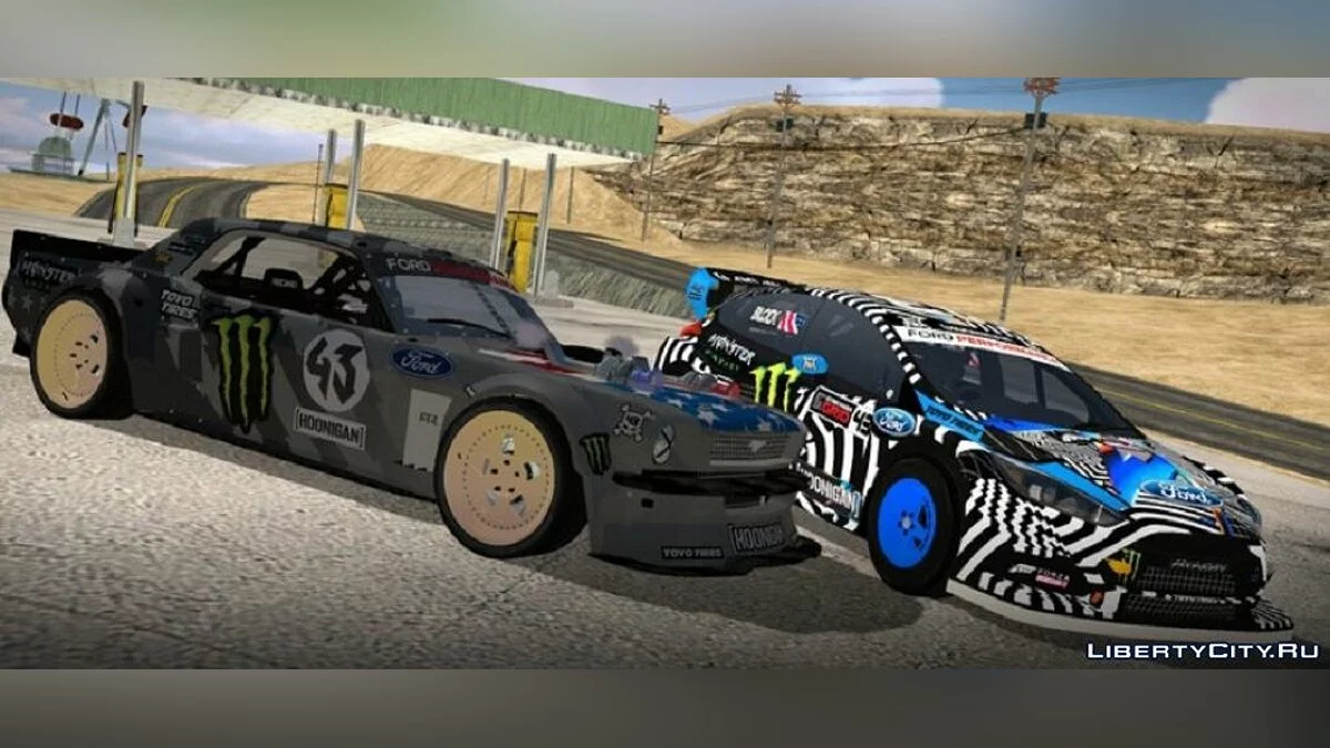 Ford Focus RS RX [Gymkhana 9] / GTA San Andreas (iOS, Android)