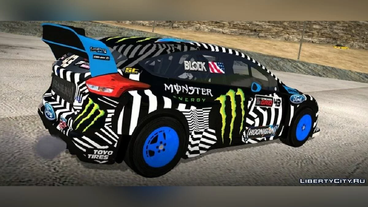 Ford Focus RS RX [Gymkhana 9] / GTA San Andreas (iOS, Android)