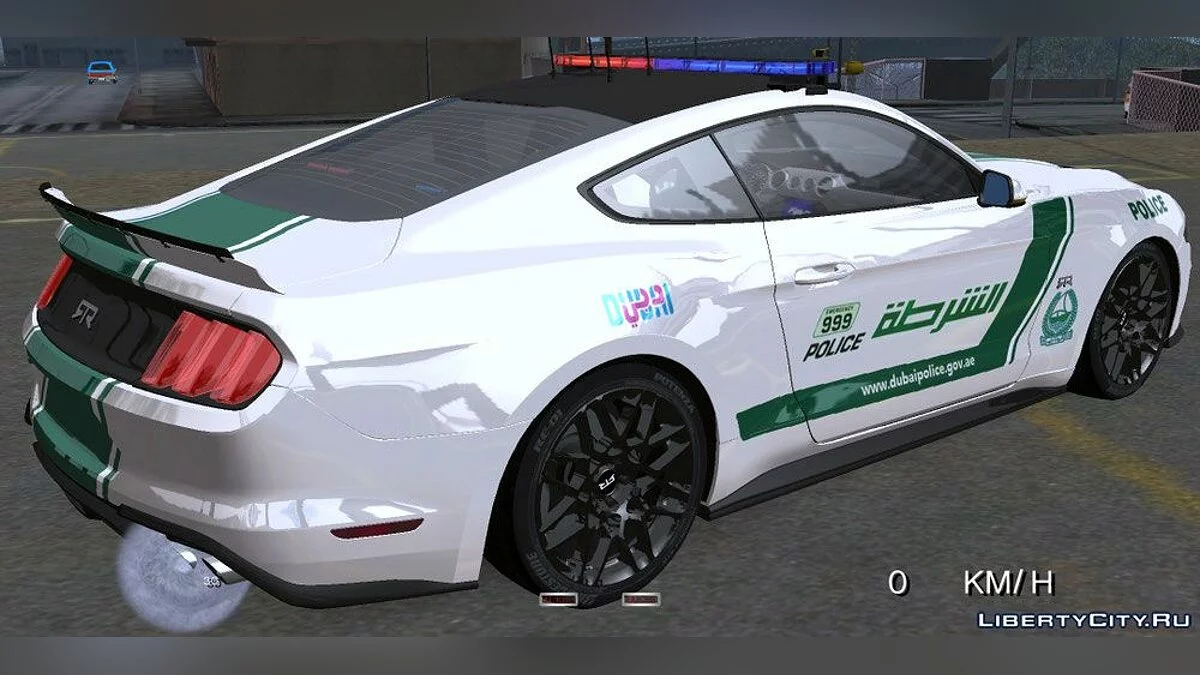 Ford Mustang GT - Dubai Police v2 / GTA San Andreas (iOS, Android)