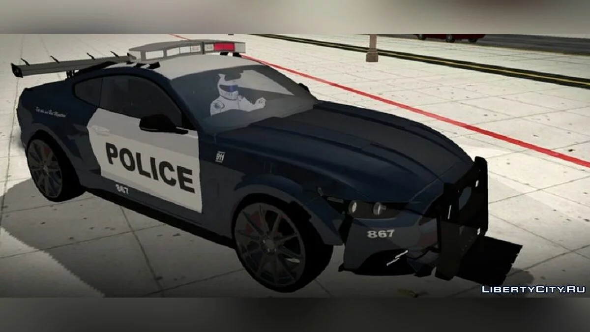 \"Barricade\" Ford Mustang GT 2015 - Полиция / GTA San Andreas (iOS, Android)
