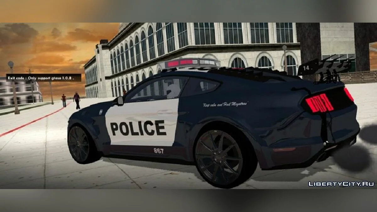 \"Barricade\" Ford Mustang GT 2015 - Полиция / GTA San Andreas (iOS, Android)