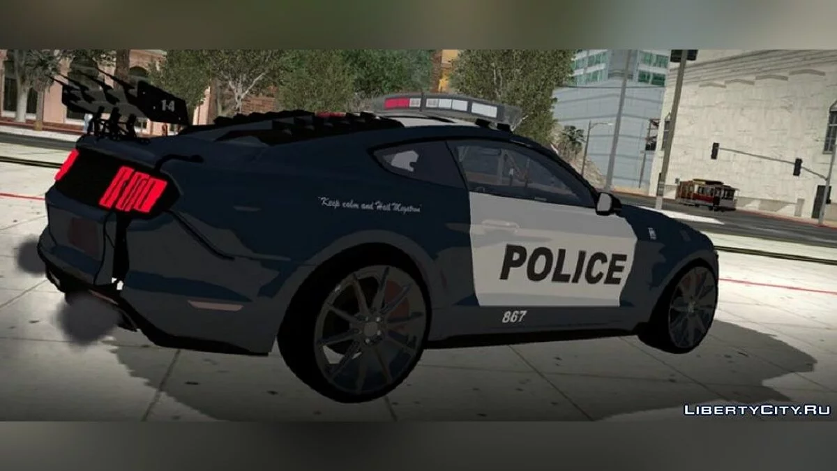 \"Barricade\" Ford Mustang GT 2015 - Полиция / GTA San Andreas (iOS, Android)