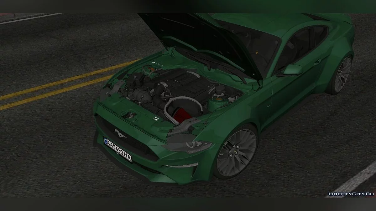 Ford Mustang GT DeBerti Design '18 / GTA San Andreas (iOS, Android)