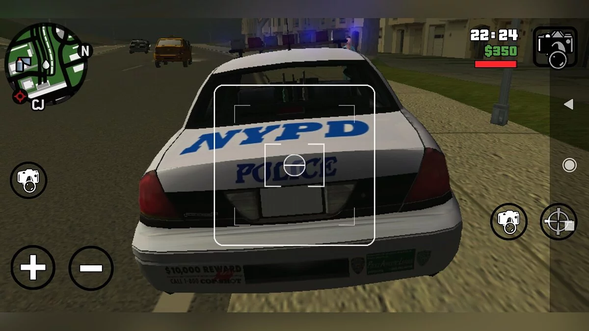 Ford Crown Victoria NYPD / GTA San Andreas (iOS, Android)