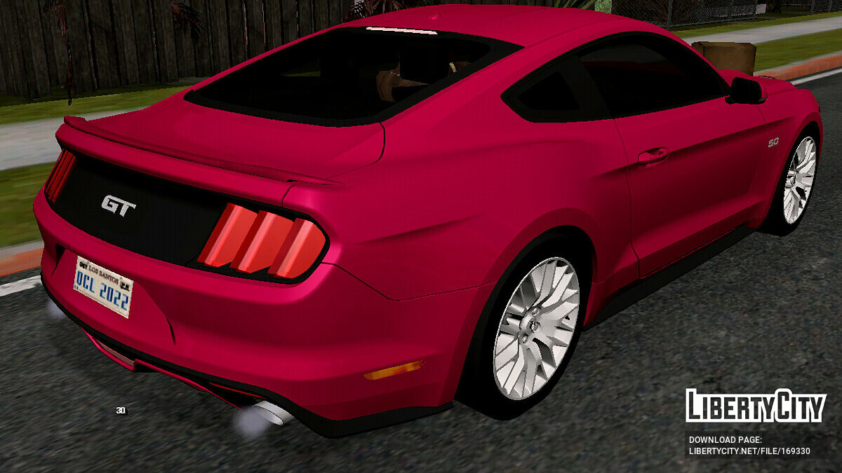 Скачать Ford Mustang 2015 (только DFF) для GTA San Andreas (iOS, Android)