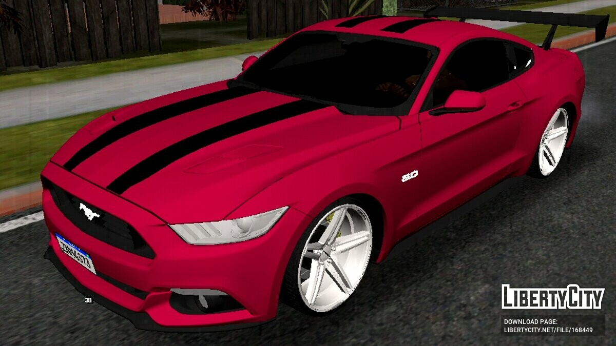 Скачать Ford Mustang GT (только DFF) для GTA San Andreas (iOS, Android)