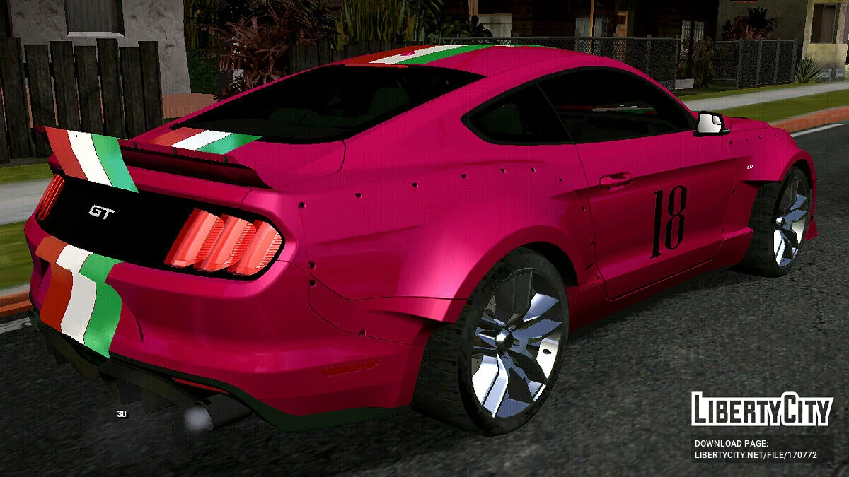 Ford Mustang GT LB ATROX CUSTOMS (только DFF) / GTA San Andreas (iOS, Android)
