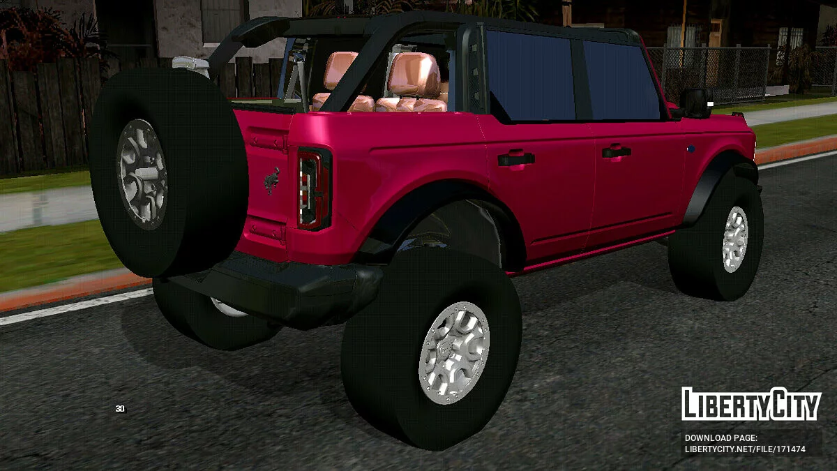 Ford Bronco Wildtrack 2021 (только DFF) / GTA San Andreas (iOS, Android)