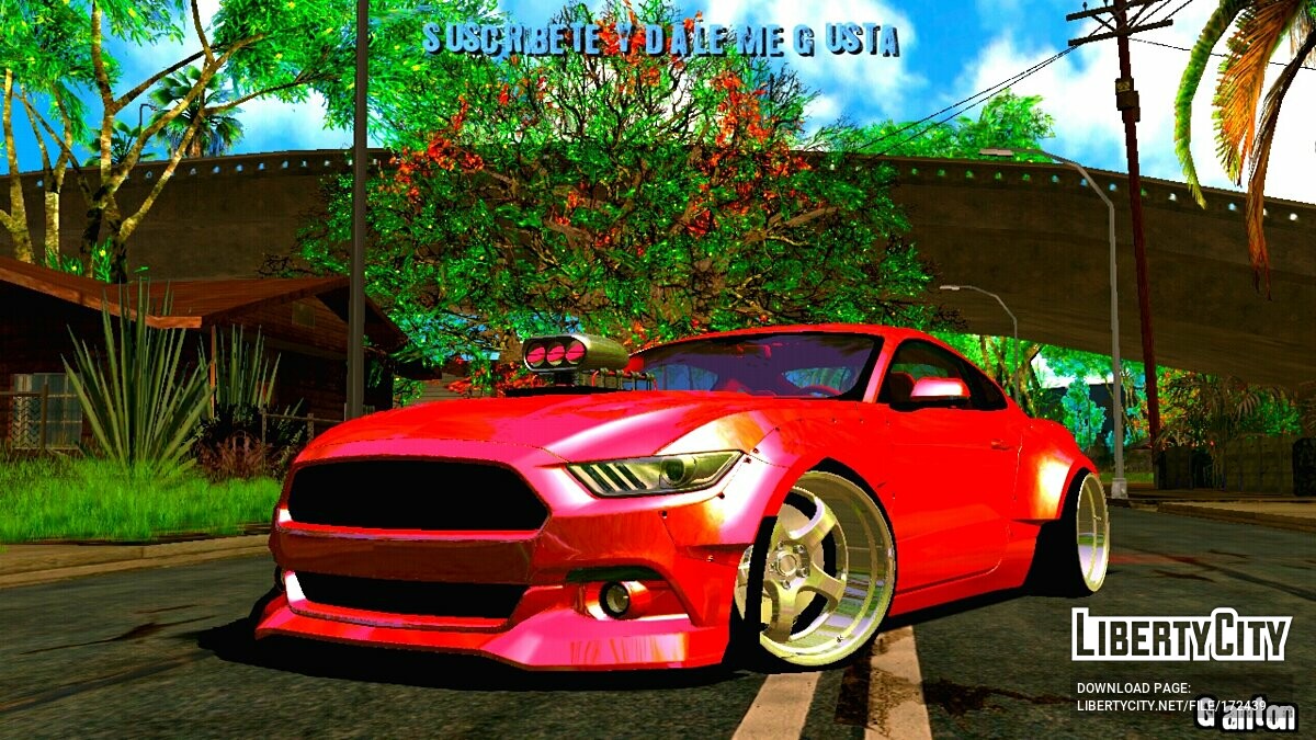 Скачать Ford Mustang Rocket Bunny (только DFF) для GTA San Andreas (iOS,  Android)