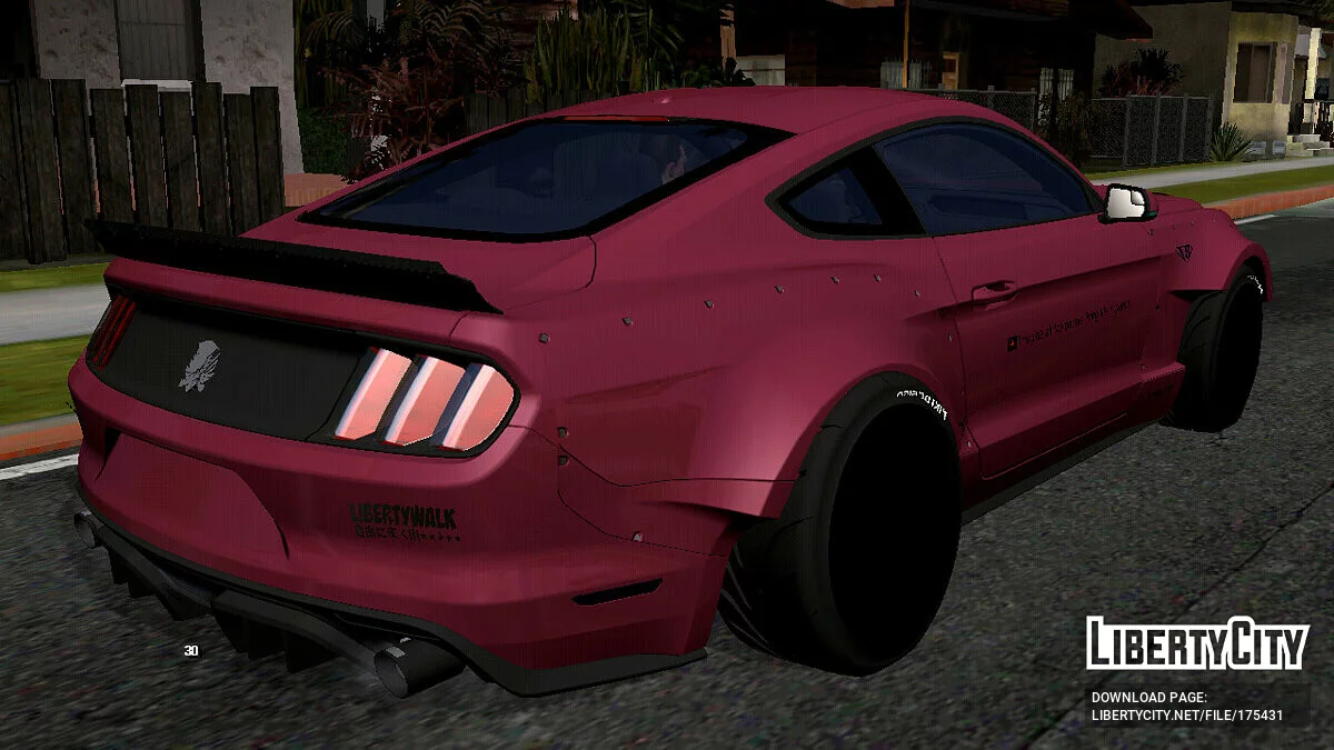 Ford Mustang Liberty Walk (только DFF) / GTA San Andreas (iOS, Android)