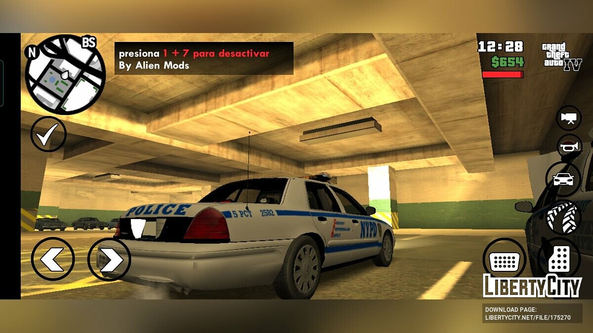 Скачать NYPD Crown Victoria 2009 для GTA San Andreas (iOS, Android)