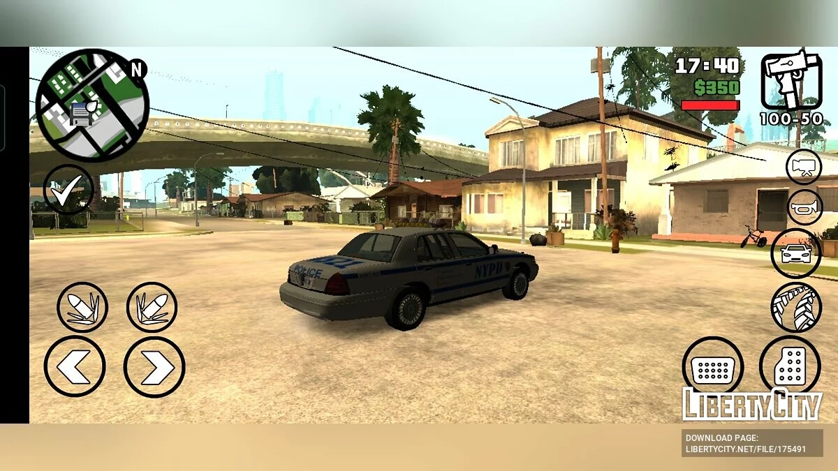 NYPD Crown Victoria 2003 / GTA San Andreas (iOS, Android)