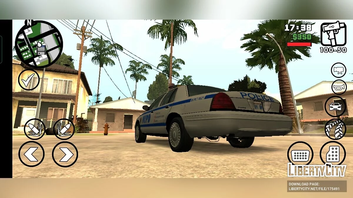 NYPD Crown Victoria 2003 / GTA San Andreas (iOS, Android)