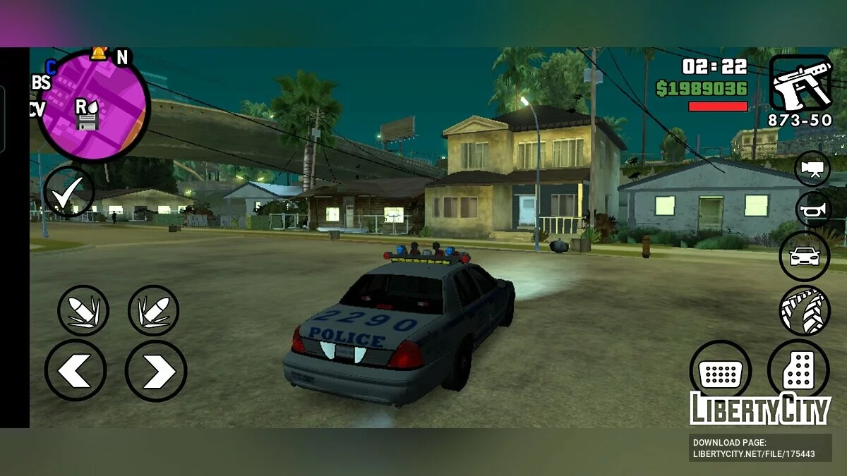 NYPD Ford Crown Victoria / GTA San Andreas (iOS, Android)