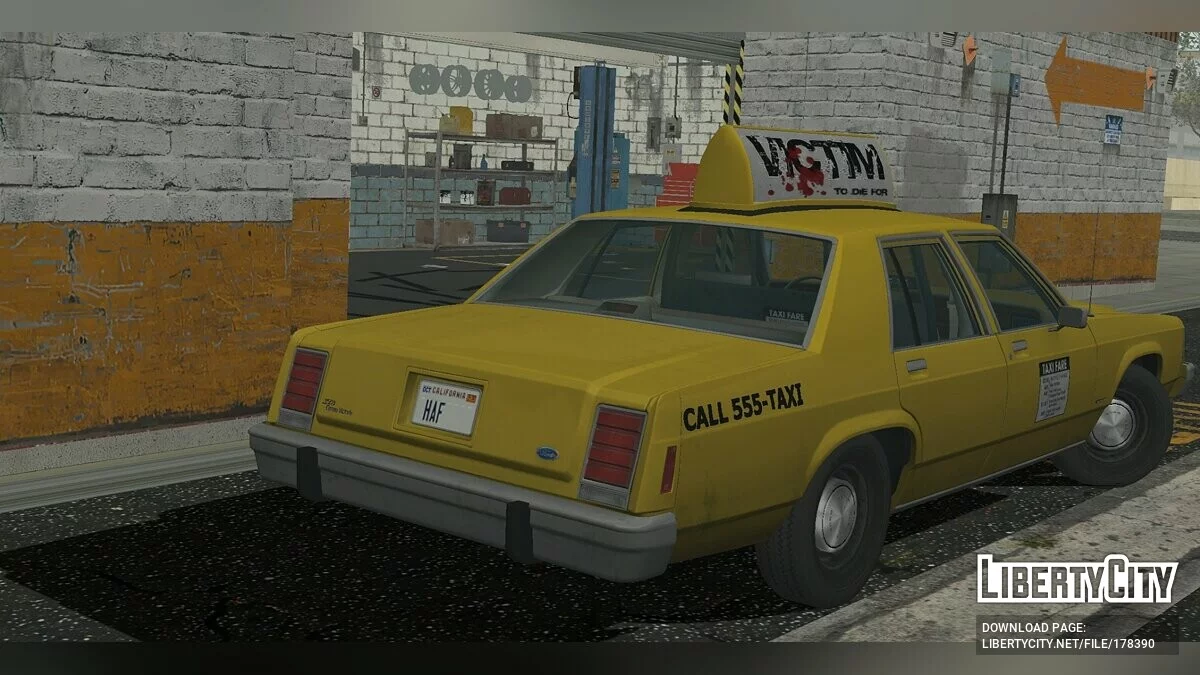 Ford LTD Crown Vic '87 Taxi / GTA San Andreas (iOS, Android)