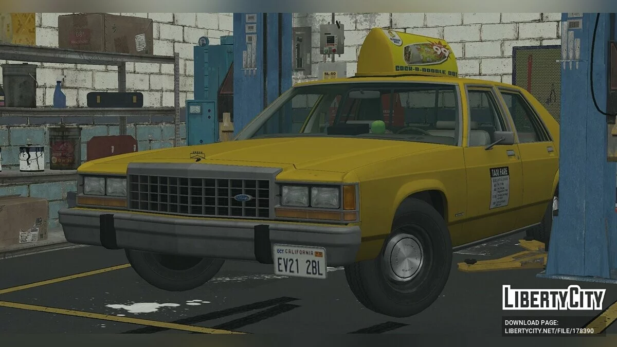 Ford LTD Crown Vic '87 Taxi / GTA San Andreas (iOS, Android)