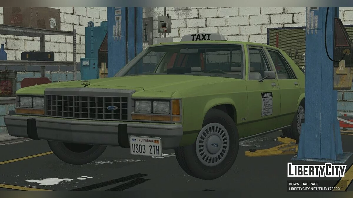 Ford LTD Crown Vic '87 Taxi / GTA San Andreas (iOS, Android)