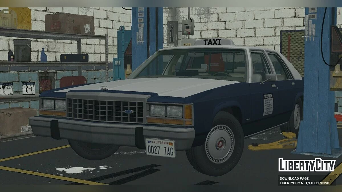 Ford LTD Crown Vic '87 Taxi / GTA San Andreas (iOS, Android)