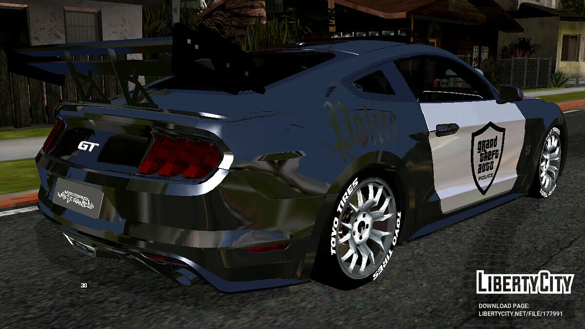 Ford Mustang Gt500 - Полиция (только DFF) / GTA San Andreas (iOS, Android)