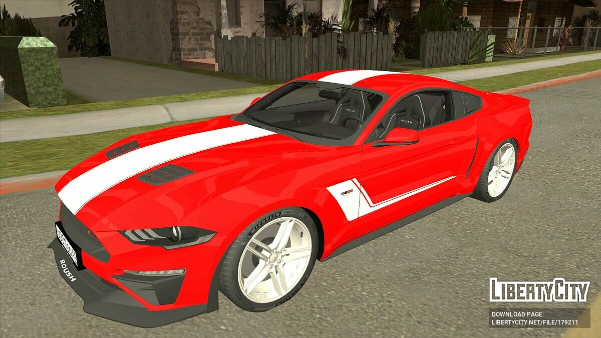 Скачать Ford Mustang GT 2019 для GTA San Andreas (iOS, Android)